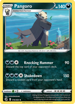 SwSh - FST - 174 - Pangoro - UNCOMMON - Normal